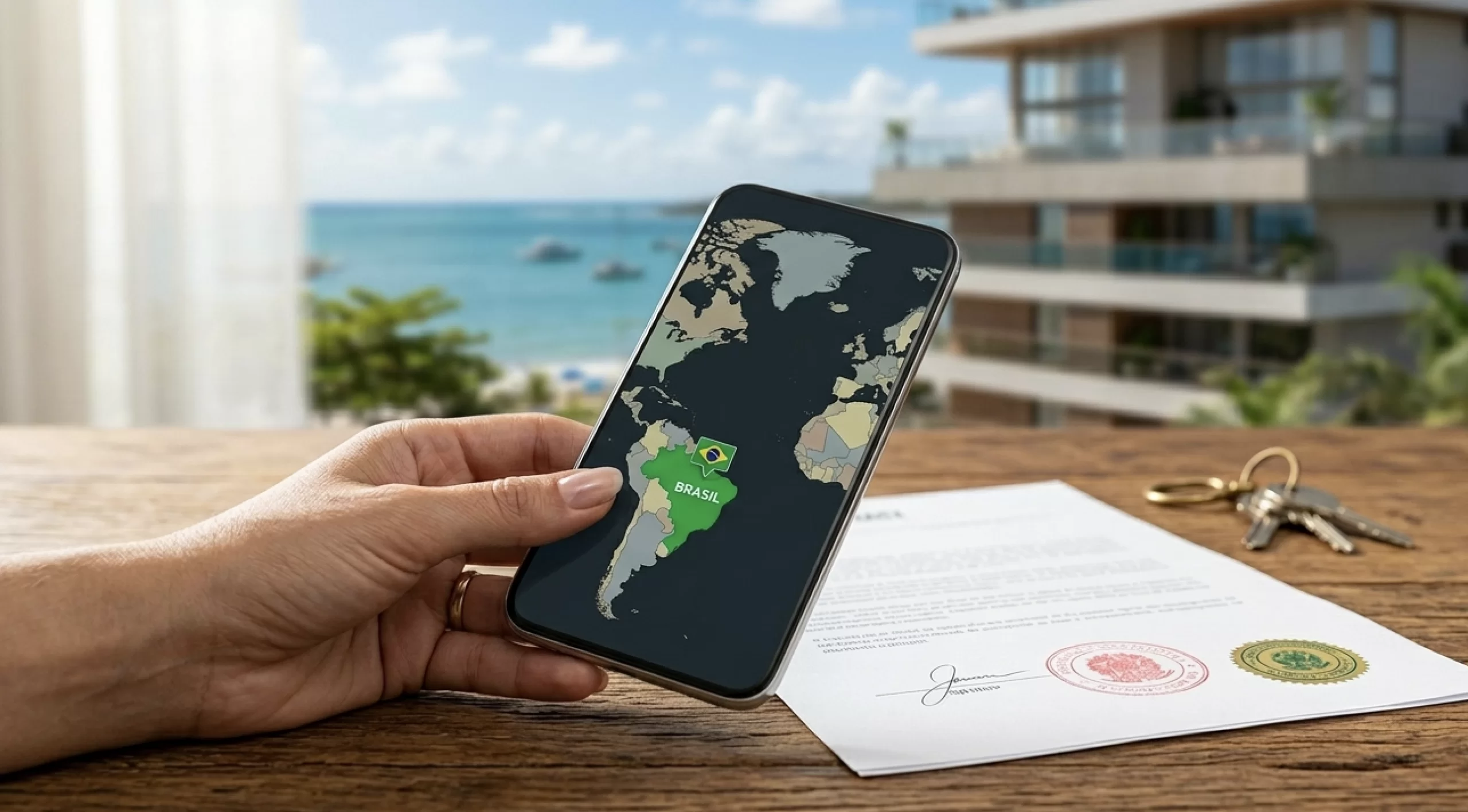 Brasil: um dos destinos para o capital internacional no setor imobiliário.